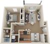 One Bedroom, One Bath